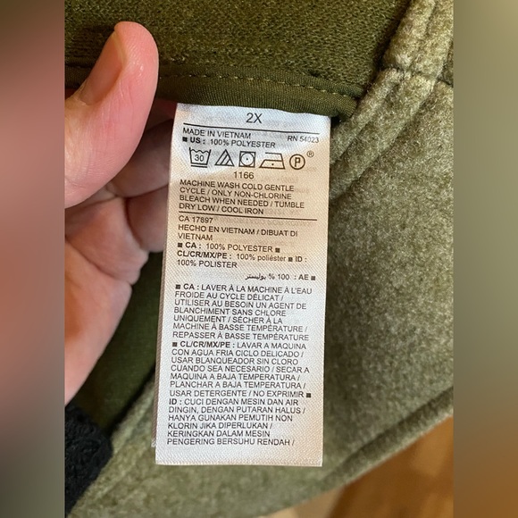 Size 2x Old Navy Soft Brushed Shearling Trim Jacket - Picture 4 of 9